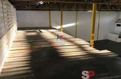 Excelente galpão 500 m² a.u., terreno 423 m2, mezanino, escritório, salão, vestiários masculino e feminino, refeitório e 5 vagas cobertas. prox. rua josé rosa (ref 20.336)