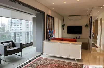 Excelente apto no brooklin paulista, com 81m² a.u., 1 dormitório (1 suíte), sala, cozinha, home office, varanda envidraçada, 2 vagas, lazer (ref 20.359)