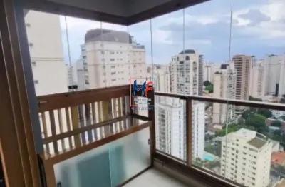 Excelente apto studio v. n. conceição,  26 m² a.u., 1 dormitório, cozinha, varanda, 1 vaga, lazer. prox. av. s. amaro (ref 20.436)