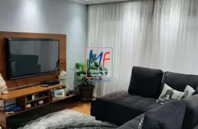 Excelente apto no parque são diogo, em sbc, 142m² a.u., 3 dormitórios, sala, cozinha, lavanderia, 1 vaga. (ref 20.558)