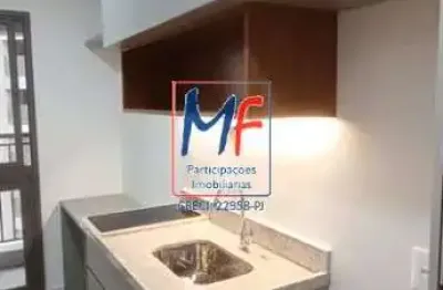 Excelente apto studio  santo amaro, com 22m² a.u., 1 dormitório, sala, cozinha, lazer. prox. metrô brooklin (ref 20.691)