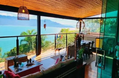 Excelente casa na ponta da sela, em ilhabela/sp, com 333 m² a.c., 3 dormitórios (3 suítes), cozinha, living, varanda, 3 vagas (ref 20.658)