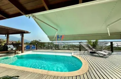 Bela casa cond. fechado praia do engenho d´água,  490 m² a.c., 5 dorms. (4 suítes), hidro, academia, piscina (ref 20.614)
