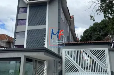 Excelente sobrado fechado em santo andré, mobiliado , reformado, desocupado , com 2 dorms( 1 suite) , 2 vagas . ref 3789
