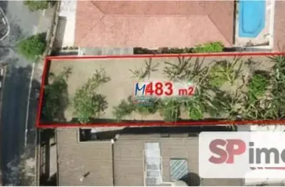 Excelente terreno no jardim leonor mendes de barros, com 483 m² de área, 12m de testada, 42m de fundos, nas proximidades do metrô tucuruvi (ref 20.892)