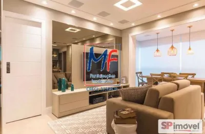 Excelente apto no pari, 66m² a.u., 1 dormitório (1 suíte), sala, cozinha, varanda gourmet c/ churrasqueira, área de serviço, 2 vagas, lazer. prox. rua silva teles (ref 21.051)