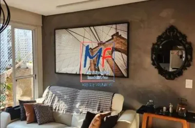 Excelente apto no morumbi, com 46m² a.u., 2 dormitórios, sala, cozinha, varanda, 1 vaga, lazer. prox. parque burle marx, colégio visconde de porto seguro (ref 21.109)