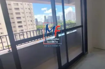 Excelente apto studio na vila cordeiro, com 23m² a.u., 1 dormitório, cozinha, banheiro, varanda, lazer. prox. avenidas morumbi e santo amaro (ref 21.120)