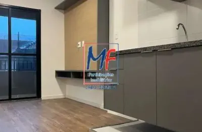 Excelente apto studio no belenzinho, com 30m² a.u., 1 dormitório, sala, cozinha, banheiro acessível, varanda, lazer. prox. metrô bresser/mooca (ref 21.137)