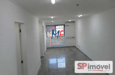 Excelente sala comercial na vila mariana, 36m² a.u., com sala de reuniões, portaria 24h, estacionamento p/ visitantes e 1 vaga. prox. metrô vila mariana (ref 21.144)