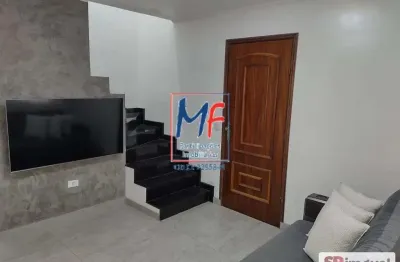Excelente sobrado em cond. fechado em lauzane paulista, com 90m² a.u., 2 dormitórios, sala, cozinha, 2 vagas, lazer. prox. av. parada pinto (ref 21.158)