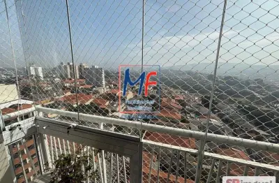 Excelente apto na vila pereira barreto, com 63m² a.u., 3 dormitórios, sala, cozinha,  varanda envidraçada, 1 vaga, lazer (porteira fechada) (ref 21.160)