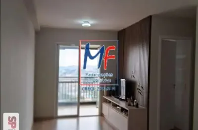 Excelente apto em rudge ramos, são bernardo do campo/sp, 60m² a.u., 2 dormitórios (1 suíte), sala com 2 ambientes, cozinha, varanda gourmet, 1 vaga, lazer (ref 21.227)