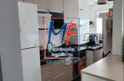 Excelente apto na areia branca, santos/sp, com 45m² a.u., 2 dormitórios, sala com 2 ambientes, cozinha, área de serviço, 1 vaga, lazer (ref 21.266)