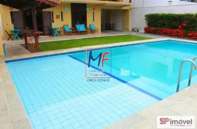 Excelente sobrado no balneário da praia do perequê, guarujá/sp, com 5 dormitórios (3 suítes), sala, cozinha, lavanderia, edícula, churrasqueira, piscina, 5 vagas (ref 21.270)