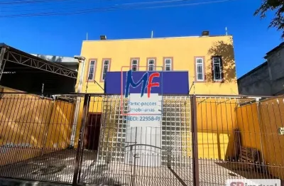 Excelente salão comercial para alugar na zona leste , 2 pavimentos, 485m² a.c., 4 banheiros, salas  andar superior. muito bem localizado. agende sua visita já. ref: 21.350