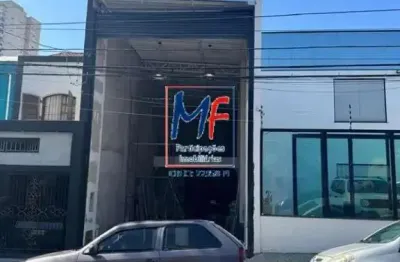 Excelente galpão no tatuapé, 150 m² a.u., testada 4,6 m ,mezanino, pé direito alto (7 m), 2 banheiros, lavanderia e portão automático. prox. av. celso garcia (ref 21.733)
