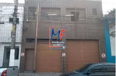 Excelente galpão comercial mooca ,  80 m²  terreno e  160 m² a.c. , dois andares , e  zoneamento: zeis-3. ref 21.734