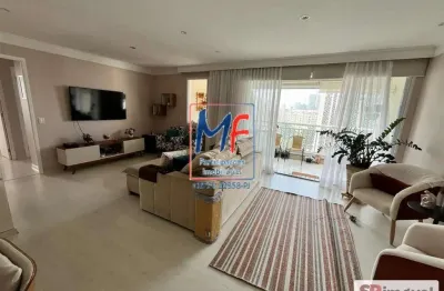Excelente apto no Morumbi, 117 m² a.u., 4 dormitórios (3 suítes), sala com 3 ambientes, cozinha, despensa, área de serviço, varanda envidraçada, 2 vagas, lazer (REF 21.829)