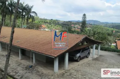 Excelente chácara em cond. fechado, em pinhalzinho/sp,  450 m² a.c., 3450m² a.t., 5 dormitórios (2 suítes), espaço gourmet, churrasqueira, piscina, 3 vagas (ref 21.886)