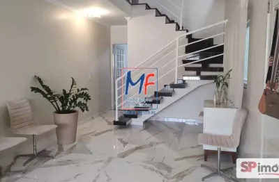 Excelente sobrado no chora menino, com 115 m² a.u., 3 dormitórios (1 suíte), sala, cozinha, lavanderia, sacada, quintal, churrasqueira, jardim, 3 vagas (ref 21.943)