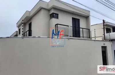 Excelente sobrado em santo andré/sp, 98 m² a.u., 3 dormitórios (1 suíte), salas de estar e jantar, cozinha, sacada, área de serviço, área gourmet, 3 vagas (ref 21.970)