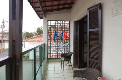 Excelente sobrado em santo andré/sp, 3 dormitórios (1 suíte), sala, cozinha, varanda, lavanderia, churrasqueira, 4 vagas. prox. av. estados unidos (ref 21.983)