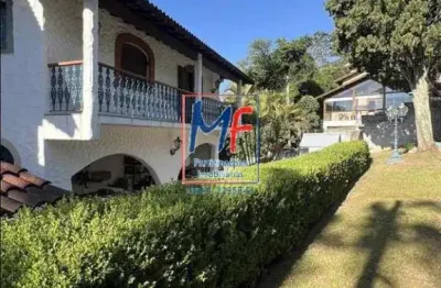 Excelente sobrado em cond. fechado em mairiporã/sp, com 259 m² a.u., 4 dormitórios (2 suítes), 2 salas, lareira, varanda, cozinha, salão de festas, 7 vagas (ref 22.027)