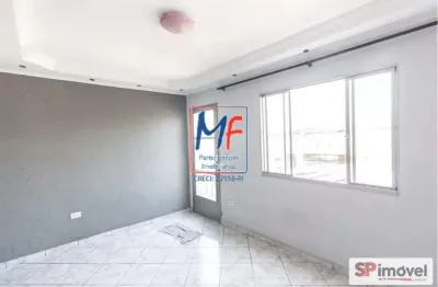 Excelente sobrado na vila barbosa, com 100 m² a.u., 2 dormitórios, sala, cozinha, área de serviço, churrasqueira, 1 vaga coberta. aceita permuta (ref 22.051)