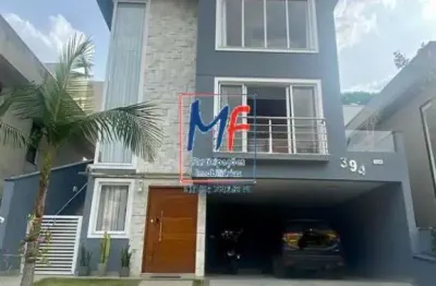 Excelente sobrado em cond. fechado em santana de parnaíba/sp, 200 m² a.u., 3 dormitórios (1 suíte), sala, cozinha, escritório, piscina, área gourmet, 4 vagas (ref 22.119)
