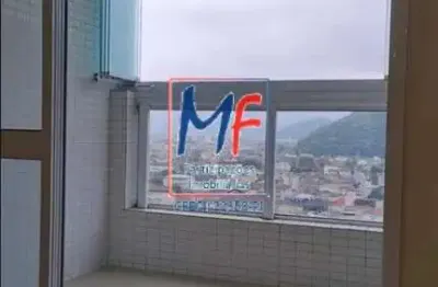 Excelente apto na vila valença, são vicente/sp, com 66 m² a.u., 2 dormitórios (1 suíte), sala, cozinha, varanda envidraçada, 1 vaga, lazer. prox. av. pres. wilson (ref 22.172)