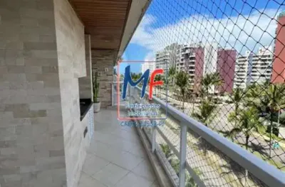 Excelente apto em bertioga/sp, 92 m² a.u., 2 dormitórios (1 suíte), sala, cozinha, varanda gourmet, depósito, 2 vagas, lazer (porteira fechada) (ref 22.177)
