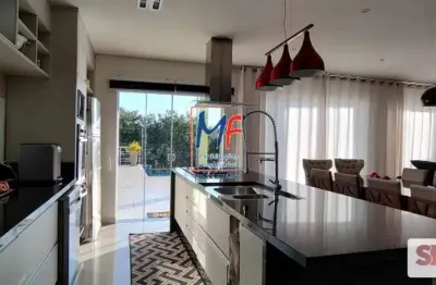 Excelente casa em cond. fechado em santa isabel/sp, 350 m² a.u., 4 dormitórios (4 suítes), sala, cozinha, despensa, escritório, área gourmet, piscina, 4 vagas (ref 22.331)
