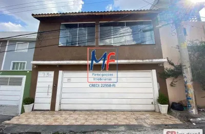 Excelente sobrado no jardim rossin, 110 m² a.u., 3 dormitórios, sala, cozinha, quintal, churrasqueira, 2 vagas. aceita permuta por apto na zona norte de sp (ref 22.366)