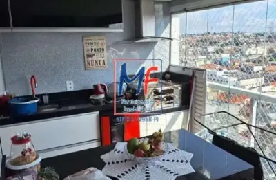 Excelente apto na Vila Ema, com 56 m² a.u., 2 dormitórios (1 suíte), sala, cozinha, varanda gourmet envidraçada, 1 vaga, lazer. Prox. Metrô São Lucas (REF 22.478)