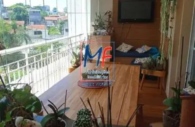 Apto à venda em Lauzane Paulista, com 3 quartos, sala, cozinha, varanda gourmet, 2 vagas (144 m² a.u.). Prox. Av. Direitos Humanos e Partage Shopping (REF 22.642)