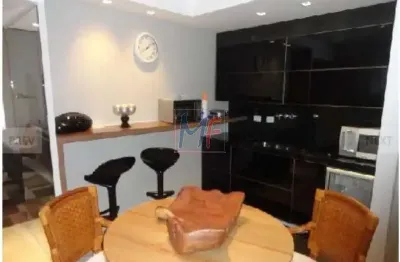 Ref 6064 flat no coração turistico de campos do jordão,decorado, 55 m²,vaga garagem