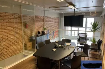 Ref: 9006 - conjunto comercial no bairro vila olímpia, com copa, ar condicionado, mezanino, banheiros, 2 vagas cobertas, 76 m² de área útil.