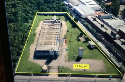 Excelente terreno 17.249 m², 3.080 m² a.c.,  testada 122 m² bairro utinga. zoneamento: mista. não aceita permuta. ref 10.312