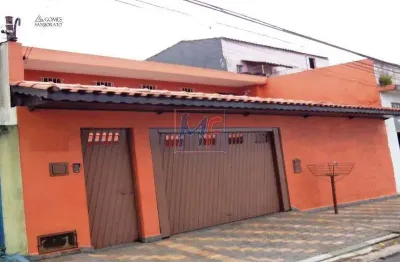 Casa térrea bairro parque são vicente, com 3 dorms sendo 1 suíte com hidro, 7 vagas, 288 m² a.c. saída p/ 2 ruas. aceita permutas e propostas. ref 10.513