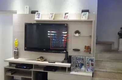 Ref 10.619 lindo sobrado na vila serralheiro, com 3 dorms sendo 1 suíte, 210 m² construídos, 2 vagas de garagem, lazer com churrasqueira.