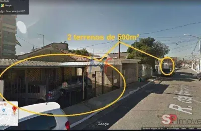 Ref: 11.056 ótimo terreno com 500 m² e 238 m2 a.c.  no bairro: vila constança, excelente localização. estuda proposta e aceita permuta.