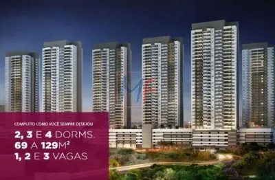 Ótimo apartamento 129 m², a.u, 4 dormitórios ( sendo 3 suítes), 2 ou 3 vagas, área de lazer completa, morumbi. ref: 12.138