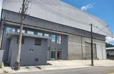 Excelente galpão  para locação no bairro vila industrial, com 10 vagas, 2.389 m², 2 docas, escritório, refeitório, vestiário. ref: 13.955 -