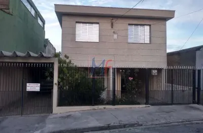 Ref: 13.978 - lindo sobrado no bairro vila amélia, com 4 quartos, sala, cozinha, área de serviço, 4 vagas, + duas casas nos fundos e embaixo.