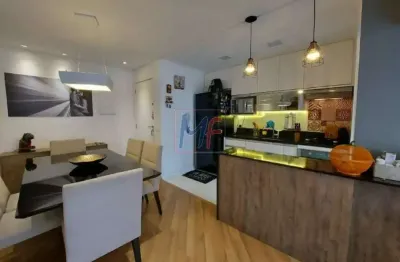 Ref: 14.099 - apartamento com 69 m², 2 quartos 1 suíte + 1 wc social, sala ampliada, 2 vagas, armários planejados em todos os cômodos.