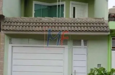 Belo sobrado na vila regina com 3  quartos (1 suíte) sala, cozinha com móveis planejados, jardins, salão, portão elétrico, 6 vagas. ref: 14.274