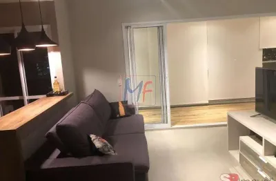 Ref: 14.938 - lindo studio, com 55 m² de área privativa, 1 dormitório, varanda enorme,  e bem decorada com móveis planejados, 1 vaga.