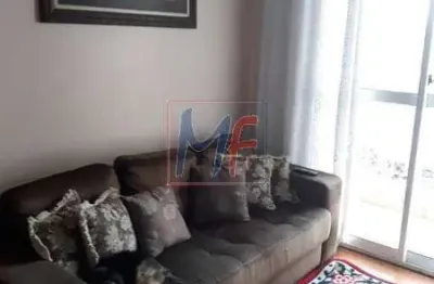 Ref: 15.137 - lindo apartamento na vila talarico , 57 m² a.u., 3 quartos, sala, sacada, cozinha com planejados,  área de serviço, 1 vaga. lazer.