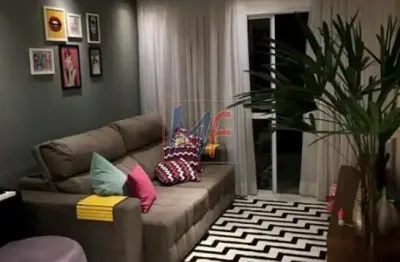 Ref: 15.411 - lindo apartamento no tatuapé, de 68 m² , 2 quartos (1 suíte) sala, varanda, cozinha, área de serviço banheiro, 2 vagas. lazer.